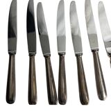 Important lot of 118 pieces of silver-plated metal cutlery by Ercuis, Christofle 20th century.