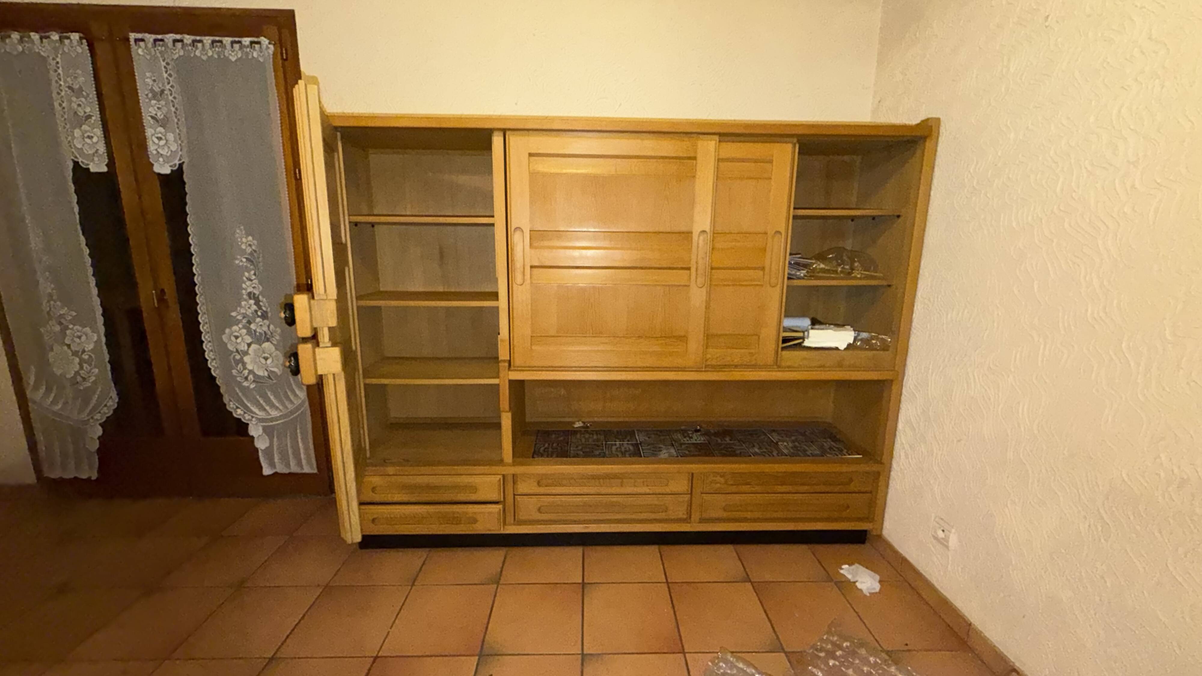 Brutalist high buffet by Guillerme and Chambron