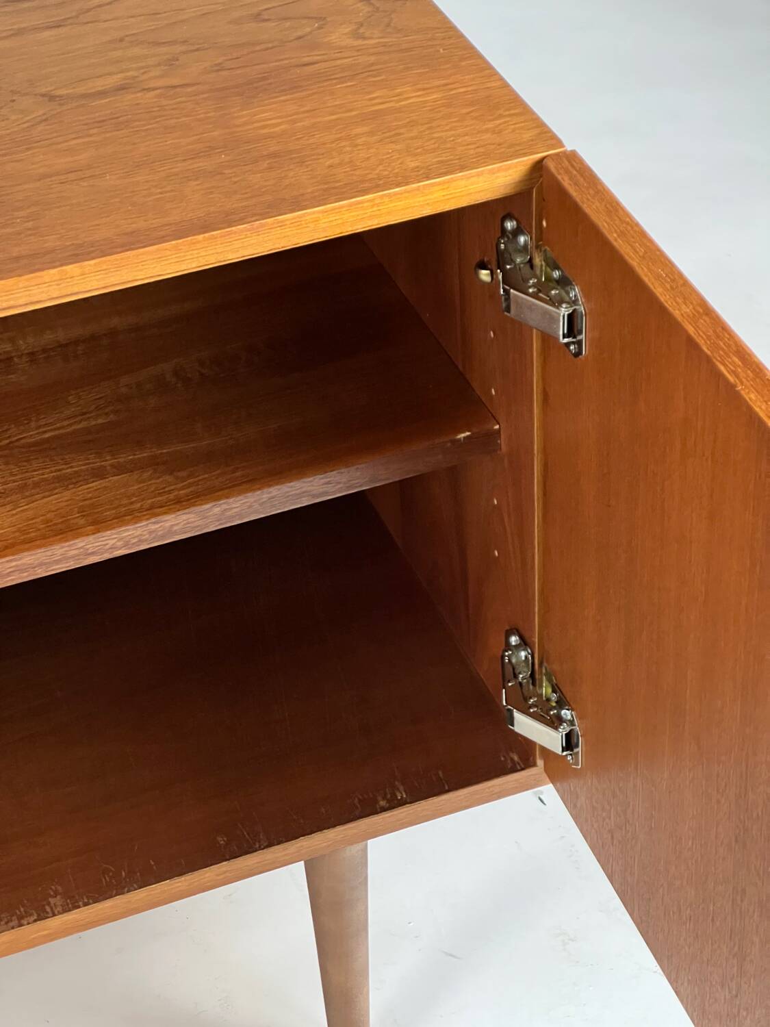 Vintage teak sideboard chest of drawers 60s mid-century design