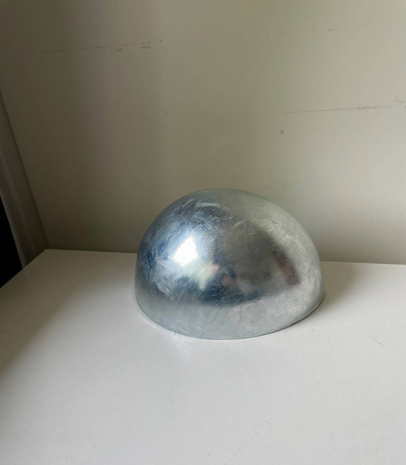 Danish Design Vintage Outdoor Wall Lamp in Galvanized Steel