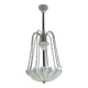 Colourless Murano glass chandelier, Venice circa 1940