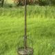 Coat rack called jellyfish, umbrella cane holder, iron and wood bistro parrot