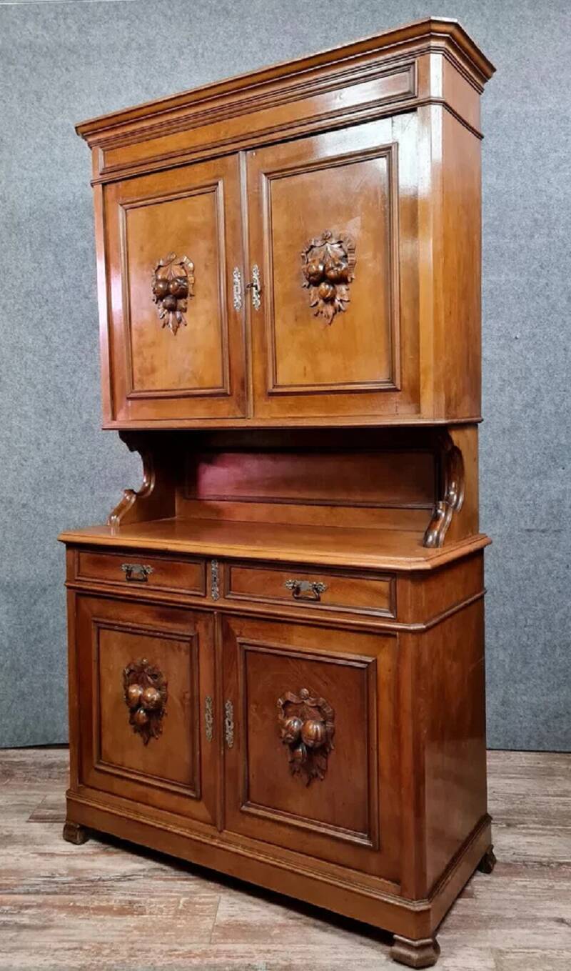 Napoleon III period double-body mahogany sideboard circa 1850