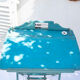 Folding school desk