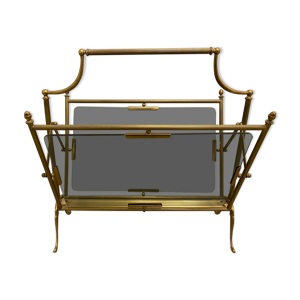 Porte revues laiton, style néoclassique