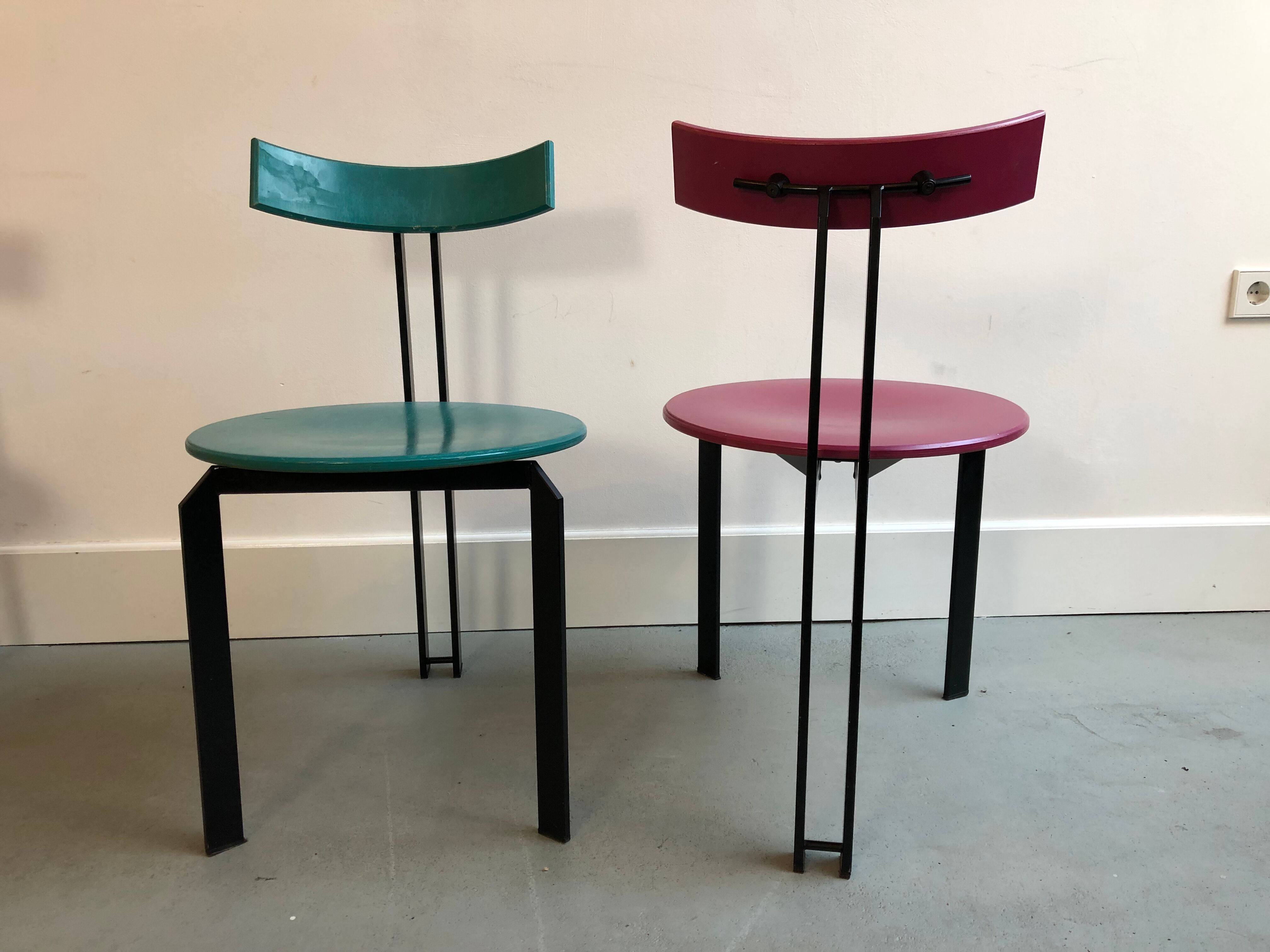 Set of 4 Harvink Zen eighties chairs