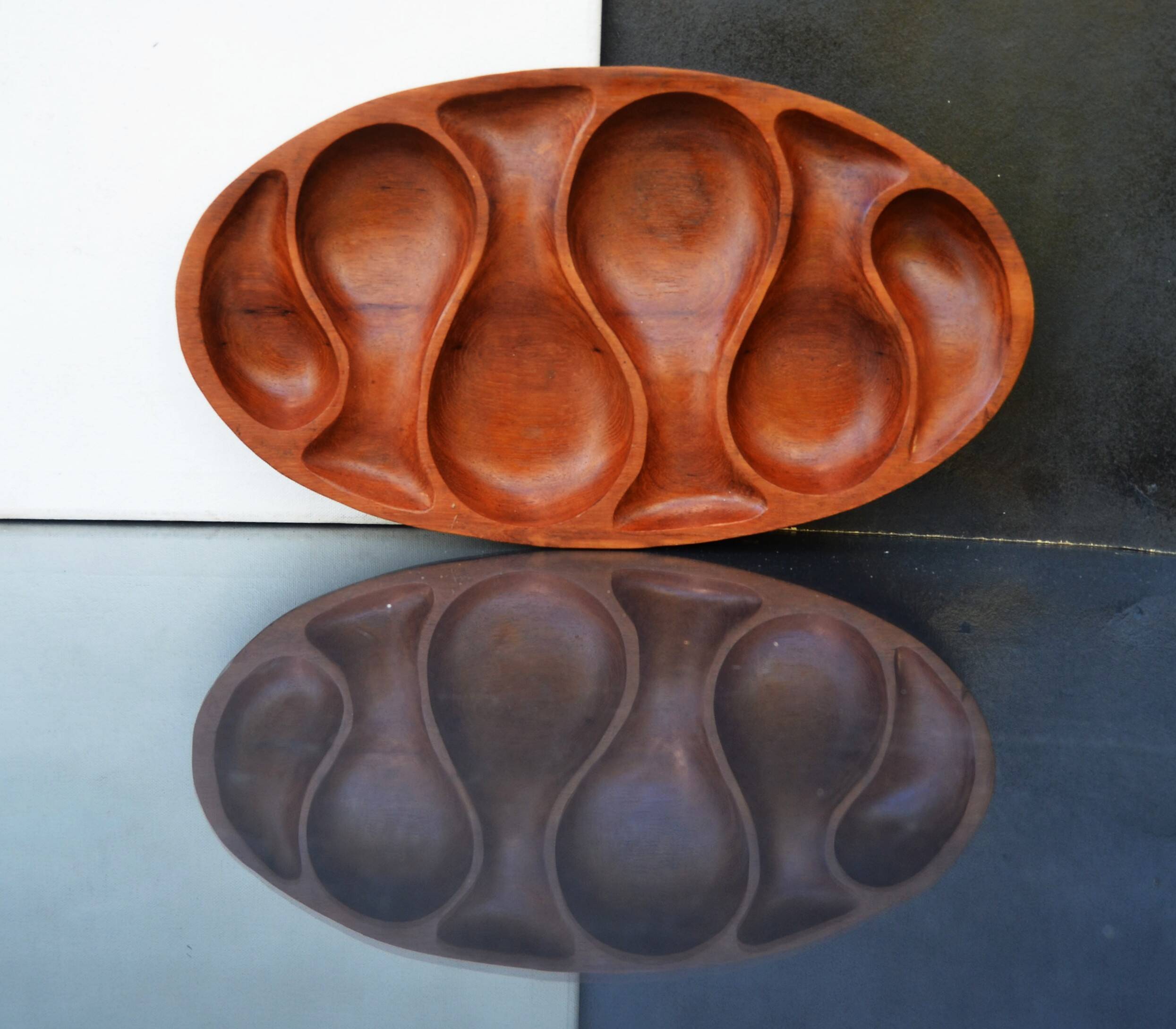 Mid Century Teak Bowel by Laur Jensen Odense Dish Server