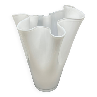 Opaque white vase