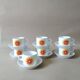 Hutschenreuther Novum Vintage Porcelain Coffee Cups * 70s * Bavaria