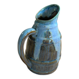 Flamed sandstone pitcher