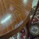 4 vintage Baumann bar stools in varnished beech - 1950s/1960s