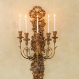 Baroque wall candle holder