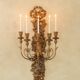Baroque wall candle holder