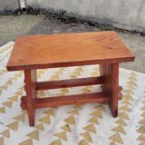 Small solid wood painter's bench