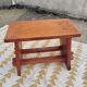 Small solid wood painter's bench