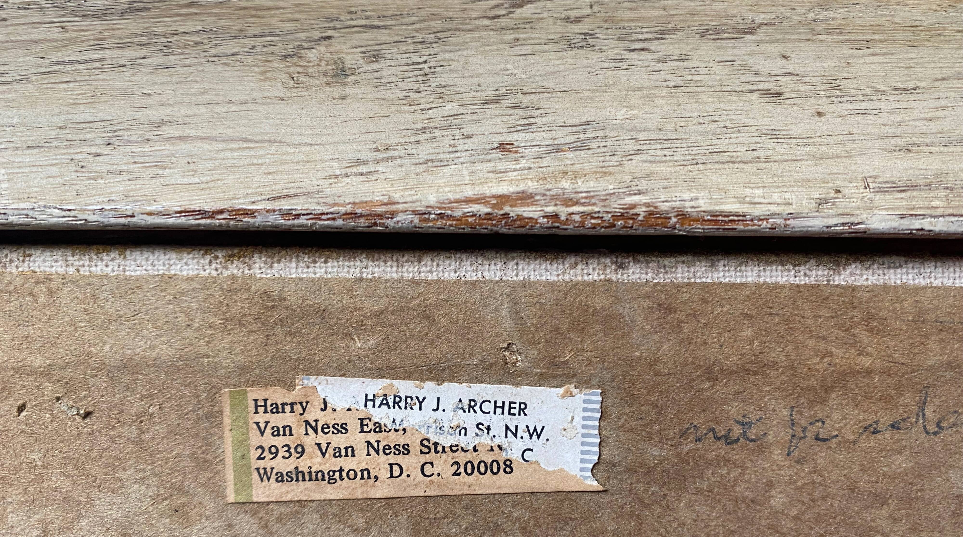 Painting HST/P circa 1950 "Autumn Landscape" by Harry Archer (Washington)