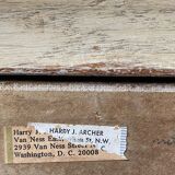 Painting HST/P circa 1950 "Autumn Landscape" by Harry Archer (Washington)