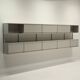Large 606 wall unit by Dieter Rams for Vitsoe, 1960s Germany.