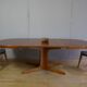 Table ovale Baumann en teck avec rallonges