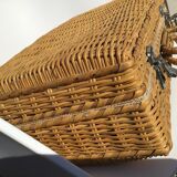 Natural wicker case 30x40cm inner fabric