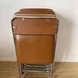Vintage chrome folding chairs