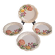 Assiettes à dessert en barbotine