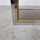 Vintage brass and chrome shelves, 1970s