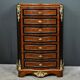 Secretary in precious wood marquetry, Napoleonic III period – Mid 19th century