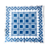 Geometric jacquard tablecloth