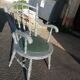 Walnut office chair, circa 1880, French origin