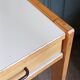 Desk A. Sornay (dlg) in solid beech & white laminate