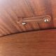Table ronde en teck extensible design scandinave