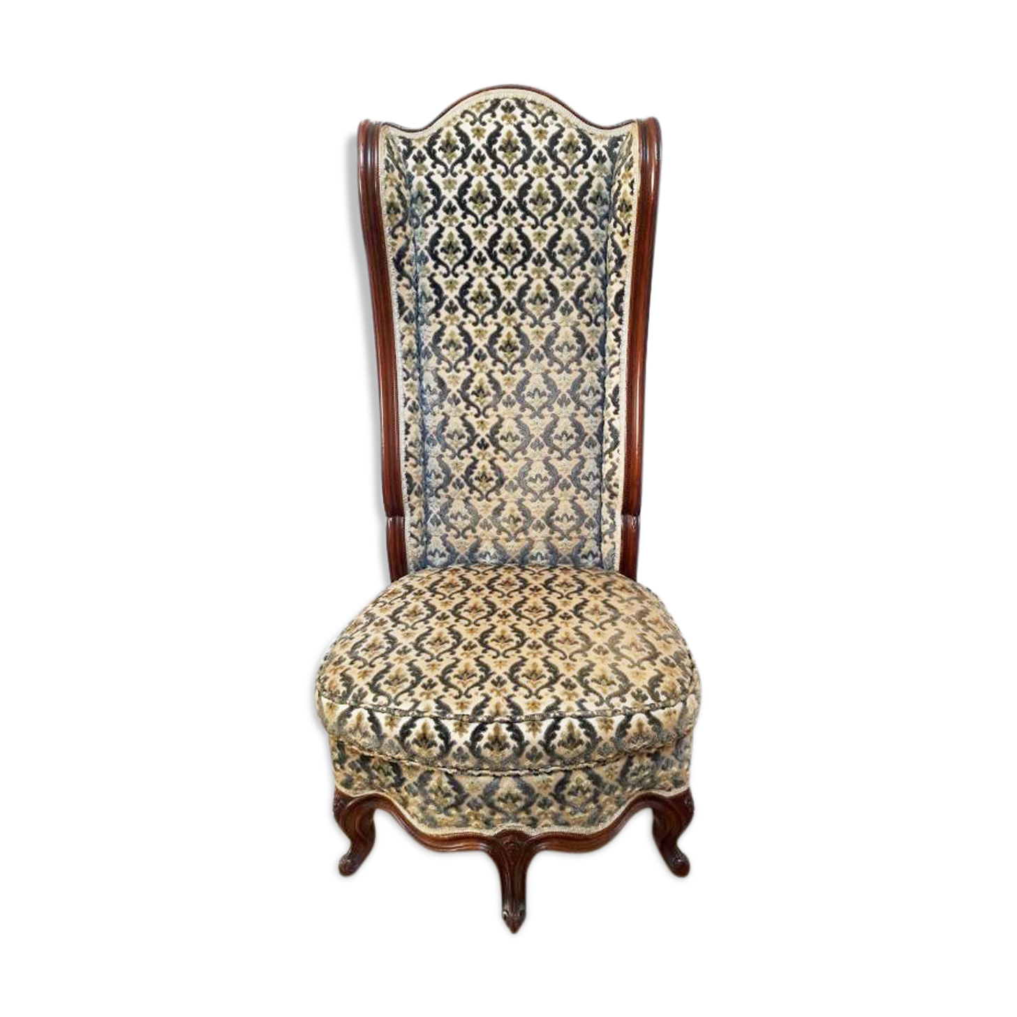 Heater stamped 19th century Louis XV Firecorner Chair