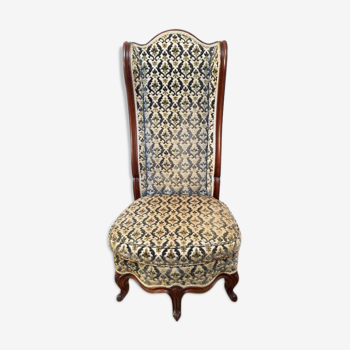 Heater stamped 19th century Louis XV Firecorner Chair