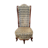 Chauffeuse estampillée XIX° style Louis XV