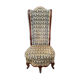 Heater stamped 19th century Louis XV Firecorner Chair