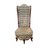 Heater stamped 19th century Louis XV Firecorner Chair