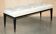 Chesterfield buttoned entrance bench in Fendi Casa velvet
