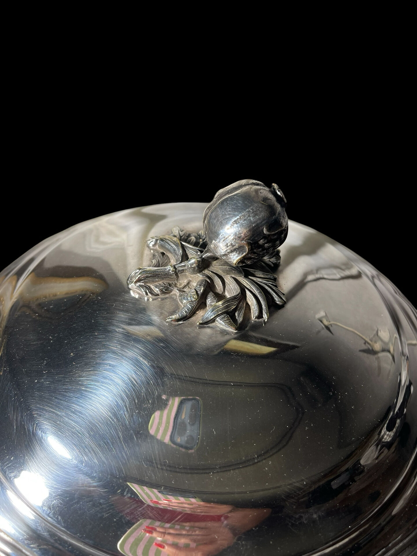 Antique silver-plated soup tureen – Late 19th century