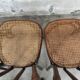 Series 4 chairs Bistro wood curved Fischel