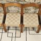 6 chaises Scandinave 1960" sangles tressées