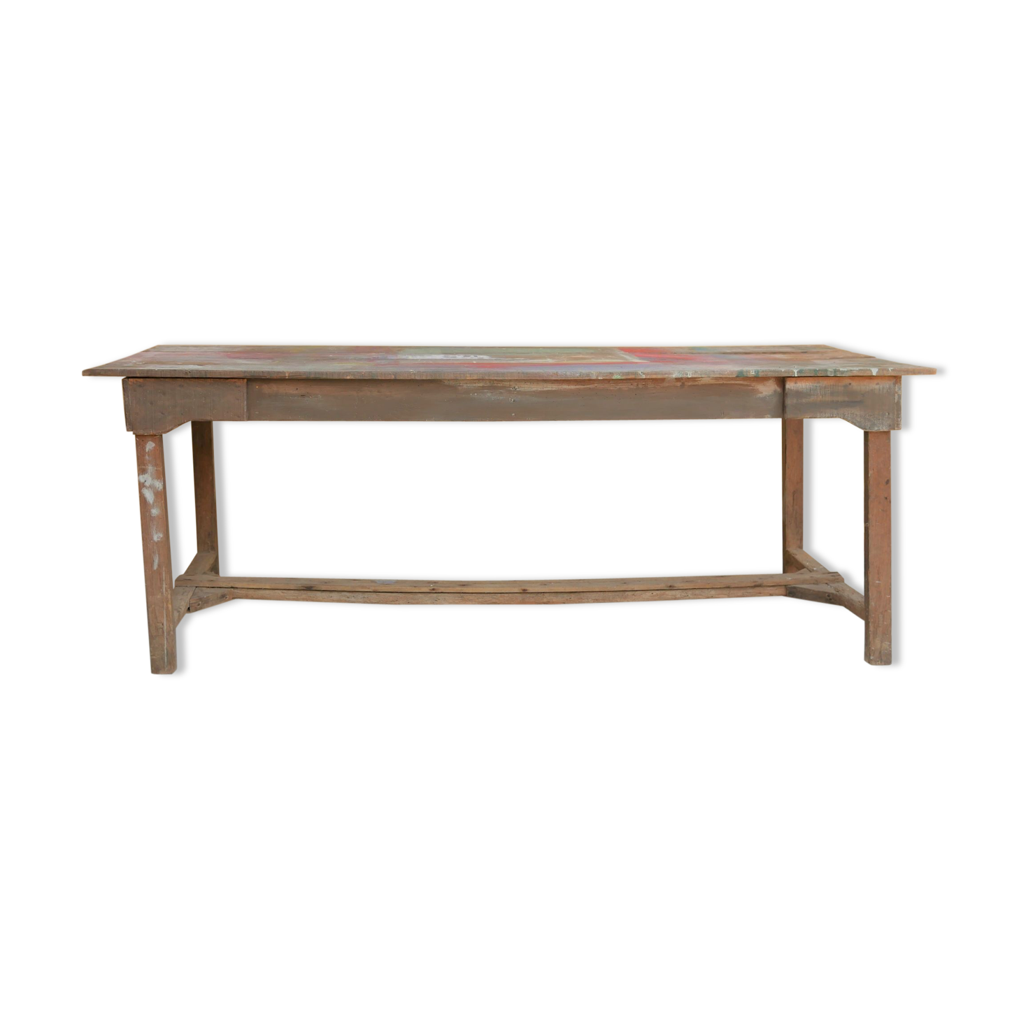 Wooden farm dining table
