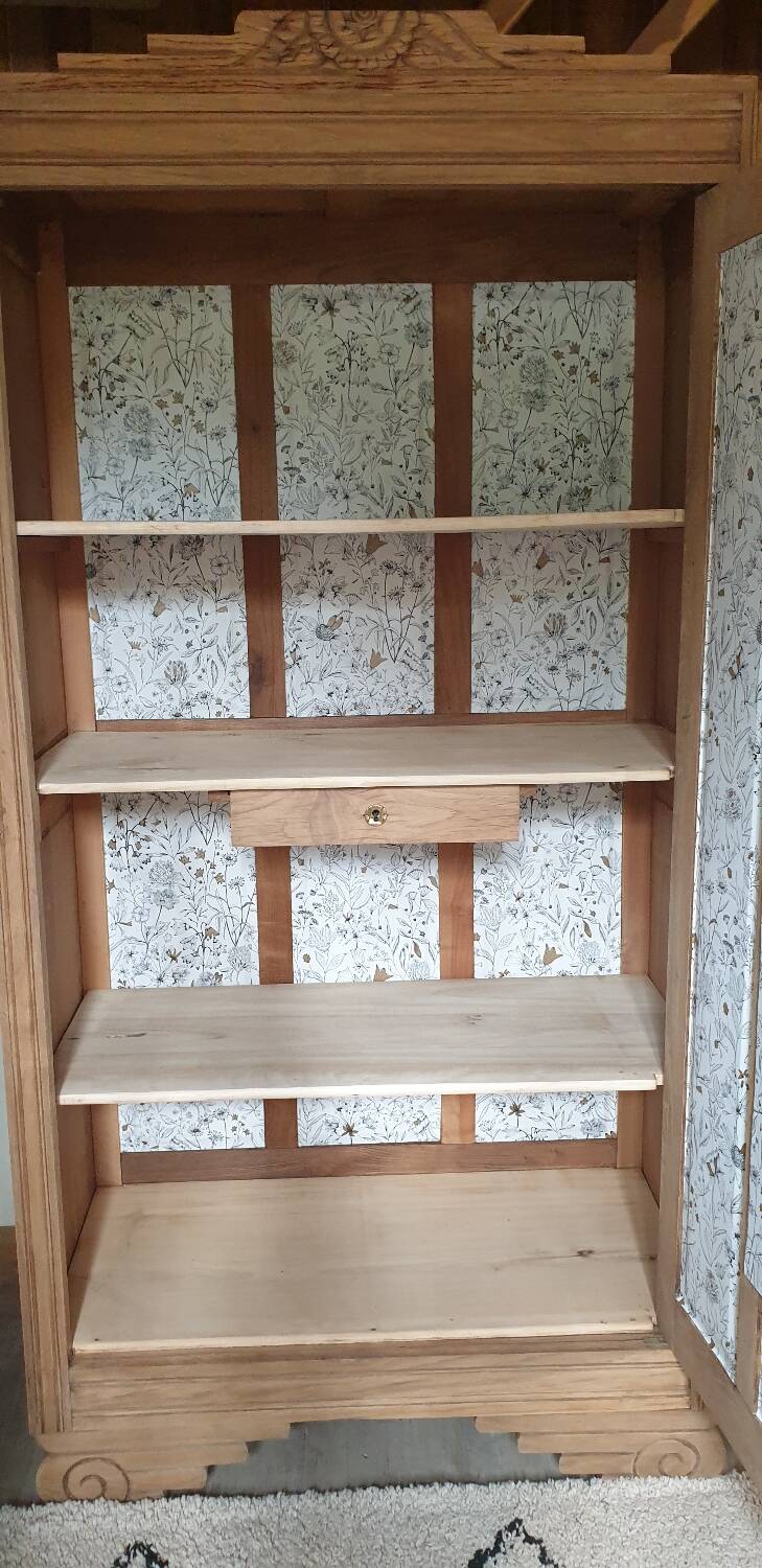 Parisian solid oak wardrobe