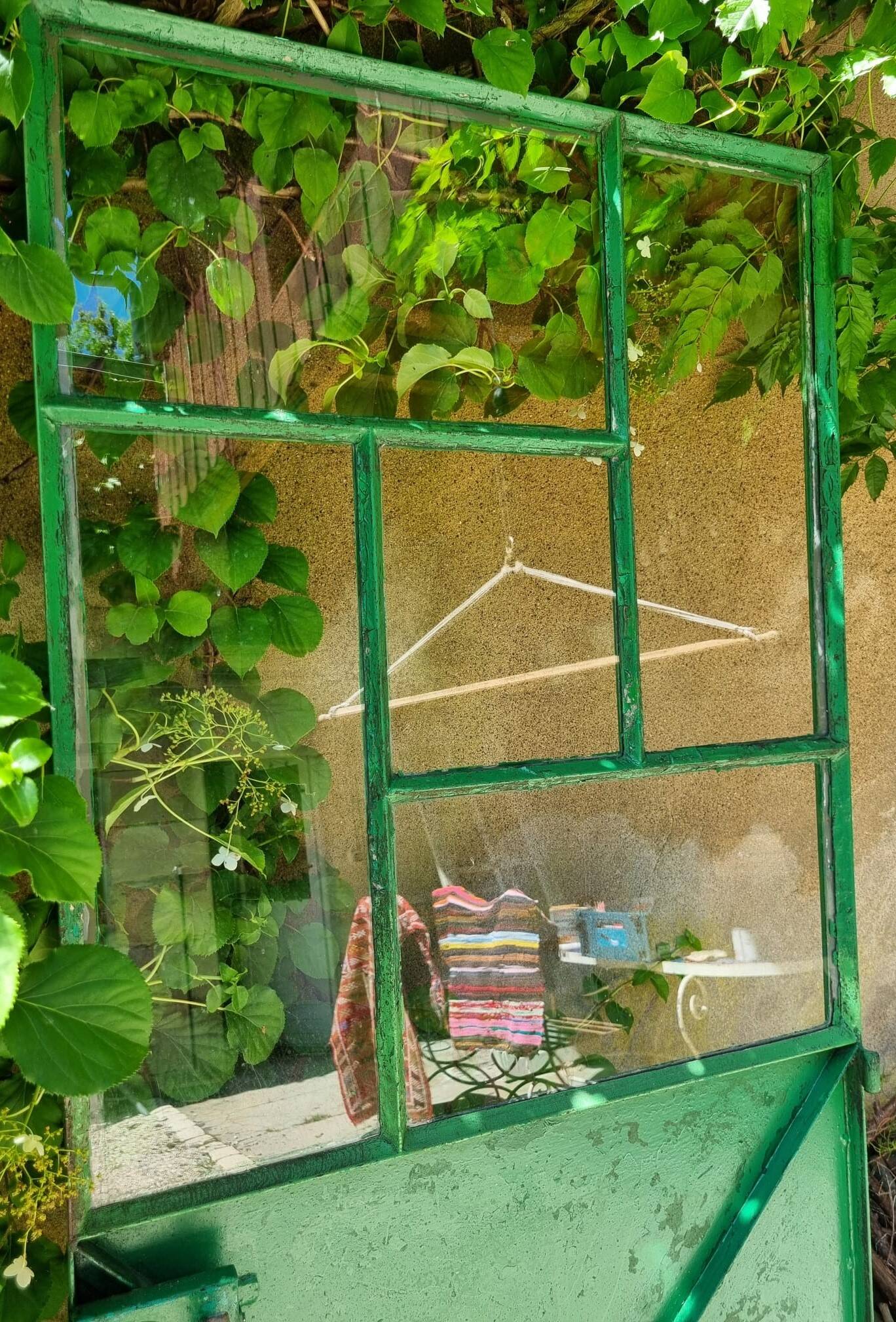 Workshop/industrial style steel door