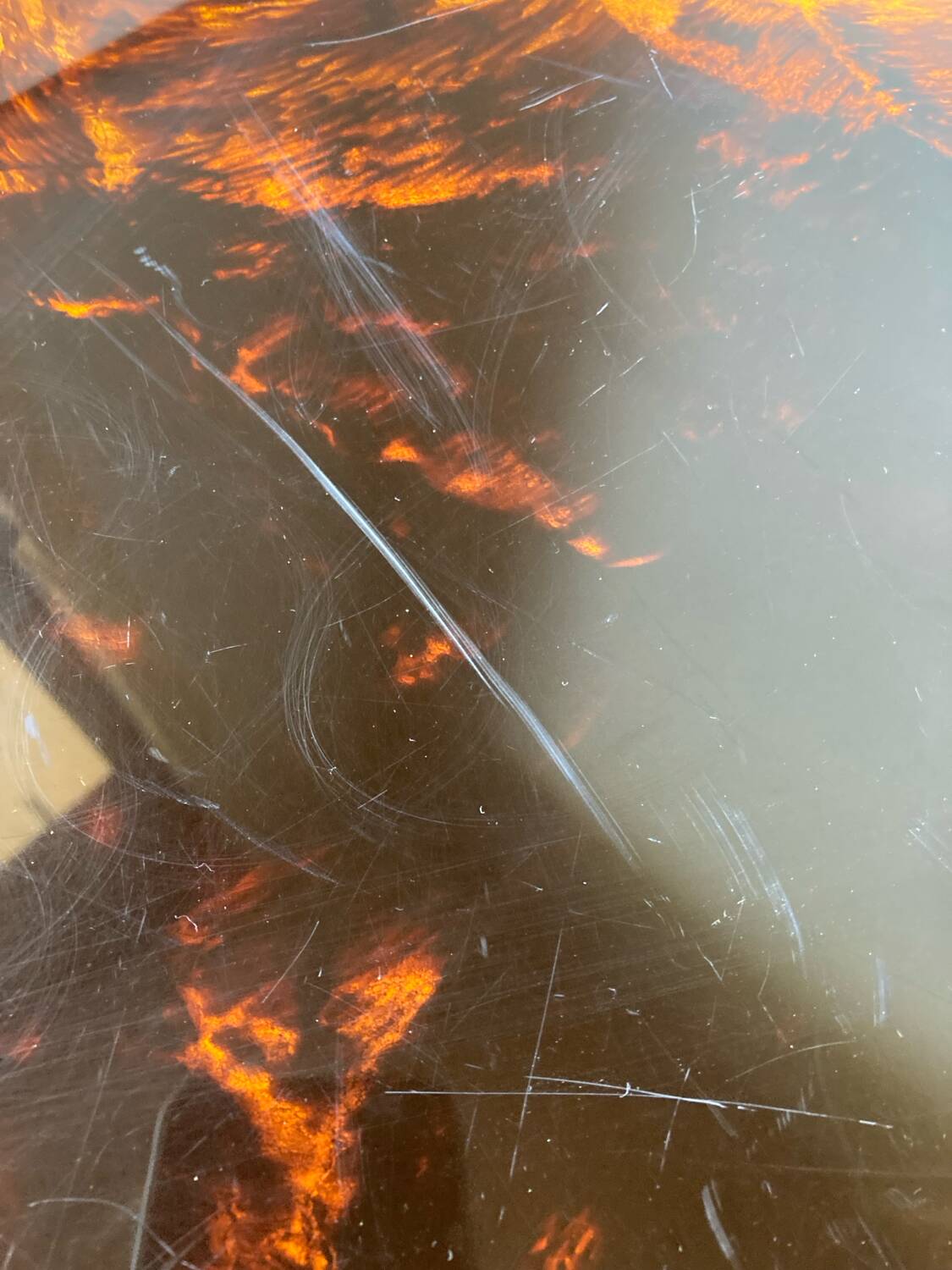 Large vintage lucite tray from the Dior Home collection