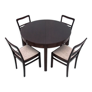 Table et 4 chaises art