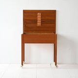 Scandinavian 1950s teak cabinet with compartments