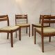Set of 4 chairs dyrlund year 60 in teak