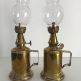 Flashy brass bee lamp lot
