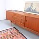 Teak ring buffet in vintage retro style from the 60s-70s.